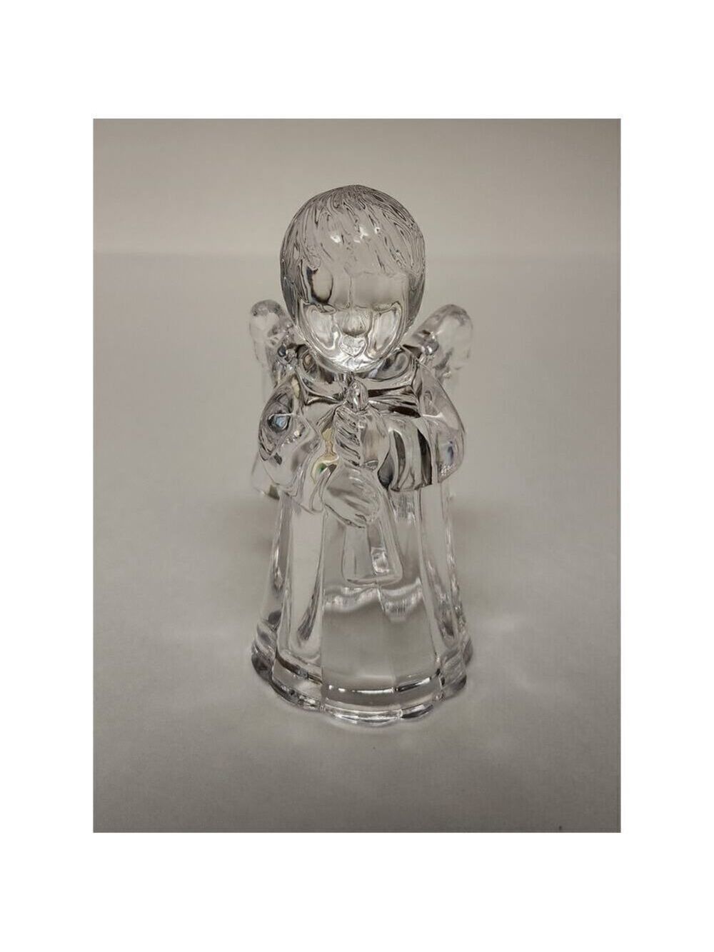 Mikasa  1980's Vintage Crystal Sweet Angel Glass Candlestic